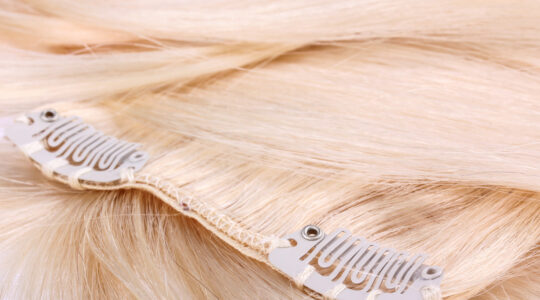 extensions de cheveux à clips
