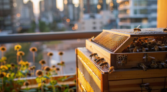 ruche sur mon balcon